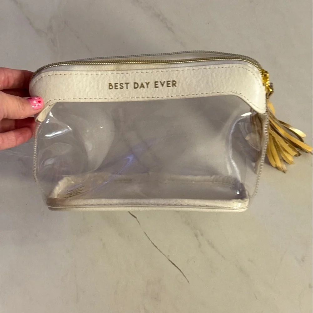 Mudpie Best day ever clear, cosmetic bag - Picture 7 of 7